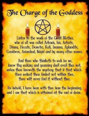 The Charge of the Goddess