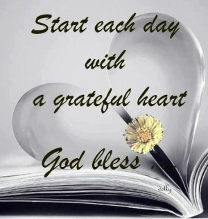 each day with a grateful heart life quotes quotes positive quotes ...