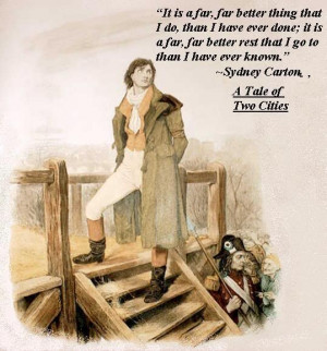 Sydney Carton from A Tale of Two Cities