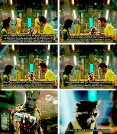 ... group to improvise a jailbreak | Guardians of the Galaxy movie quotes