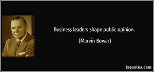 More Marvin Bower Quotes