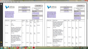 How to remove header part (company details) from 2nd page of Quotes in ...