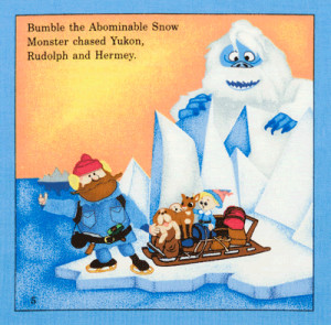 Rudolph the Red Nose Reindeer Iceberg Iceburg Bumble Hermey Yukon ...