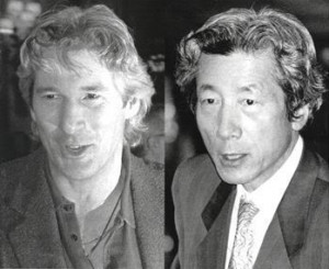Richard Gere and Junichiro Koizumi