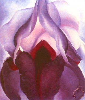 Flower of Life II painting - Georgia O'keeffe Flower of Life II Art ...