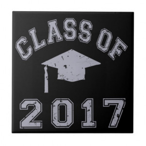 Class Of 2017 Graduation - Grey Ceramic Tile