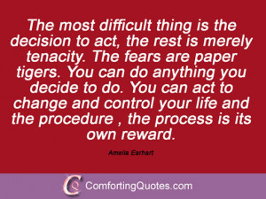 Amelia Earhart Quotes Courage