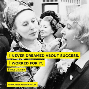 Success quote Estee Lauder
