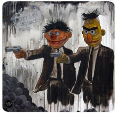 Pulp Street” (2010), by Nick Beery. Sesame Street's Bert and Ernie ...