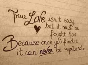 True love isn't easy... #Quotes #Daily #Famous #Inspiration #Friends # ...