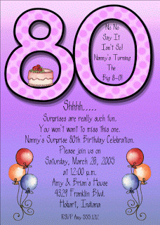 Birthday Invitation ~ Related Pictures Happy 80th Birthday Sayings ...