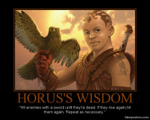 Horus's Wisdom by FireGoddess1997