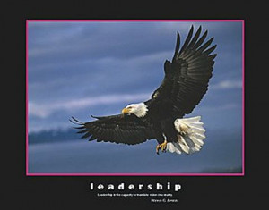 Bald Eagle Leadership Poster 20x16