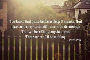 love this Peter pan quote