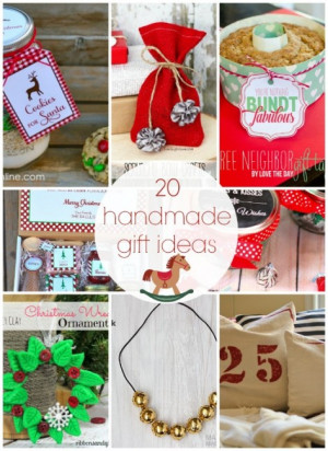 More inexpensive handmade Christmas gift ideas below: