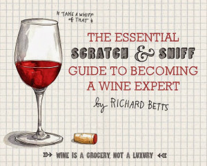 Scratch-and-sniff wine book