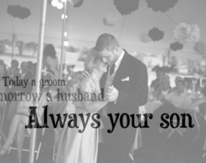 ... Mother's Day, Mother and Son Dance, Quotes, Birthday, Gift (UNFRAMED
