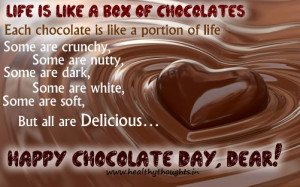 Dump Day Funny Chocolate Quotes