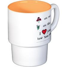 Cute Christian Sayings Stackable Coffee Cups