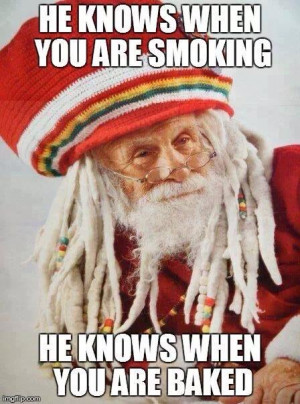 Rasta Santa – He Knows When You Are Smoking