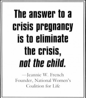 Yep, the woman is suffering, but hey, we like fetuses! If she dies ...