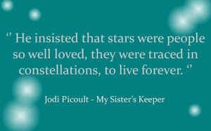 Jodi Picoult. My Sister's Keeper.