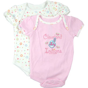 Indians Pink Baby Body Suits (Clearance)