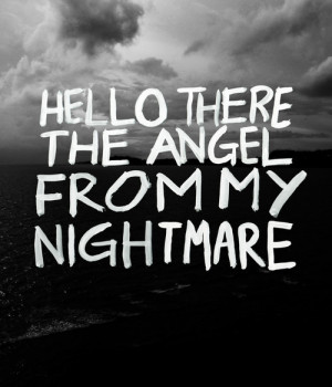black and white, blink 182, miss you, nightmare