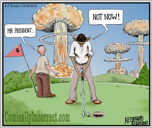 After Fundraising Swing, Obama Hits Golf {OF} Course