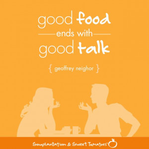 Turn mealtime into family discussion.