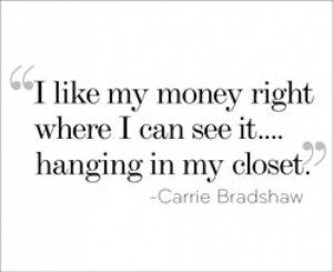 Carrie always knows what's up