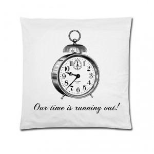 Muse Quote Time is Running Out Vintage Clock by SmallPrintMuse, $1.20