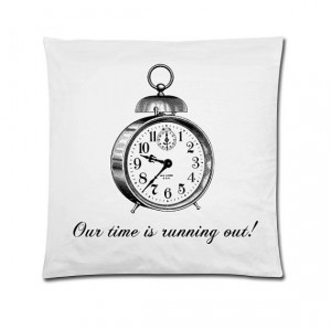 Muse Quote Time is Running Out Vintage Clock by SmallPrintMuse, $1.20