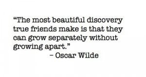Oscar Wilde Quote - Friends