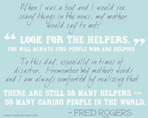 so many caring people in this world mr fred rogers http www fci org ...