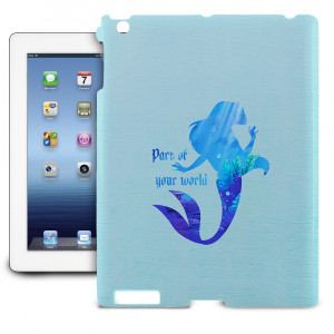 Disney-Princess-Ariel-Little-Mermaid-Quote-Tablet-Hard-Shell-Case-for ...