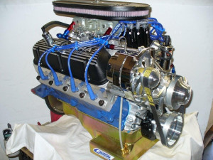 351w 437 hp carbureted replica engine