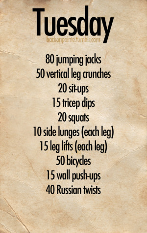 Fit & Firm: Daily Workout Plan