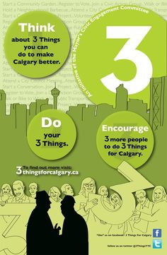 Civic engagement isn't complicated. think of 3 Things you can do for ...