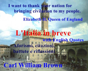 ... . Italian e-book with English quotes about Italy and the Italians