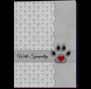 Cat Sympathy Cards And More
