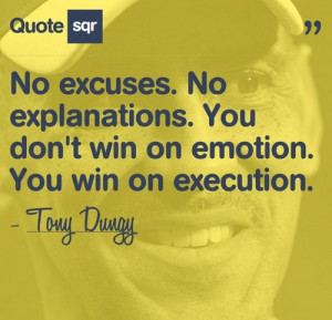 Quote by Tony Dungy...