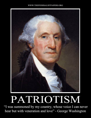 George Washington Poster, Patriotism – I hear the call of my country ...
