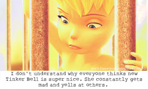 Tinkerbell Quotes Tumblr I hate tinker bell and peter