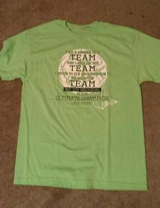 Details about SOCCER TEE SHIRT TEAM QUOTE BY MIA HAMM LIME GREEN SHIRT ...