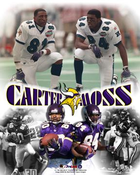 Cris Carter and Randy Moss