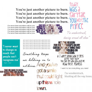 Taylor Swift Quotes/Lyrics - Polyvore