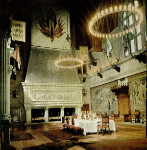 The banquet hall at George Washington Vanderbilt III’s Biltmore ...