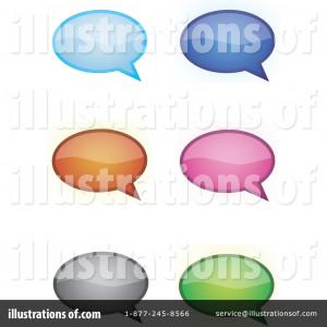Colorful Speech Bubbles And Dialog Balloons Vector Graphic Free