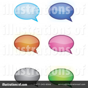Colorful Speech Bubbles And Dialog Balloons Vector Graphic Free